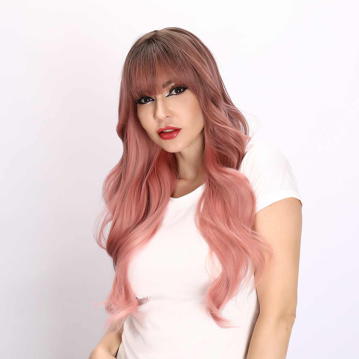 26 Inches | Omber Pink | Costume| Curly Hair
